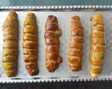 Sajtos-sonkás kifli recept fázis 4 fotója