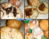 Foto langkah ke 5 dari resep Roti Goreng/Donat Isi 3 Rasa (Keju, Abon & Cokelat).