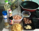 รูปขั้นตอนการทำที่ 1 ของ อกไก่ผัดขิง