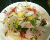 Hình bước làm 4 của món Mực xào thập cẩm