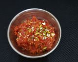 A picture of step 3 of Gajar halwa.