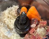 Foto langkah ke 1 dari resep Mpasi Bakso daging sapi pake nasi (ide finger food).