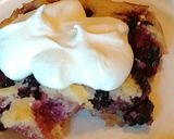 A picture of step 8 of Blackberry Cobbler.