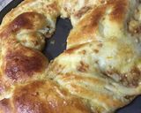 Foto del paso 9 de la receta: Rosca trenzada rellena de pastelera y praliné