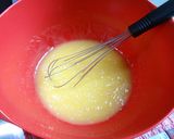 A picture of step 1 of Pretzel brownies.