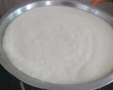 A picture of step 1 of Sandwich Dhokla.