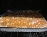 A picture of step 3 of “Funeral Potatoes”.