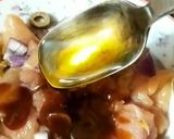 Une image de l'étape 8 de Quesadilla-crêpe au poulet  sauce Barbecue🌮🥞.