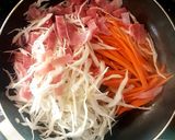 Foto del paso 2 de la receta: Rollitos de primavera de jamón, verduras y 5 especias