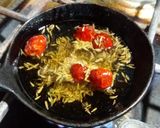 A picture of step 5 of Daal Chawal with fry Fish.