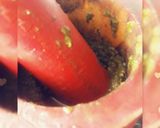 A picture of step 3 of Palak ghosht.