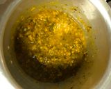 A picture of step 3 of Gongura Pappu.