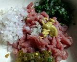 รูปขั้นตอนการทำที่ 3 ของ Steak tatare