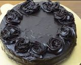 A picture of step 4 of ChocoTruffle  Cake🍰.