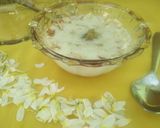 A picture of step 4 of Samak Rice Coconut kheer.