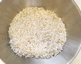 A picture of step 2 of How to make soy sauce with rice malt（koji）.