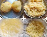 A picture of step 1 of Indo Chinese Potato Manchurian.