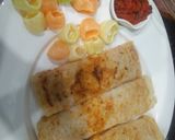 A picture of step 12 of Masala dosa.