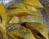 A picture of step 1 of Goan Style Pomfret Curry.