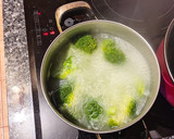 Foto del paso 1 de la receta: Espaguetis al pesto de brócoli con estragón