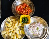 A picture of step 2 of Aalo-tamatar ki sabji dhaba style.