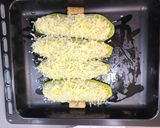 Foto del paso 5 de la receta: Calabacines rellenos de Jamón y queso azul