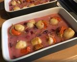 Une image de l'étape 14 de Noix de saint Jacques aux cranberries fraîches et citron caviar rose.