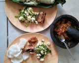 Foto langkah ke 11 dari resep Nasi bakar dan asin jambal.