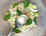 A picture of step 2 of Pear and Mint Gazpacho.