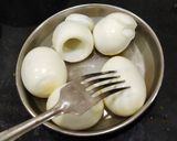 A picture of step 1 of Egg Biryani.