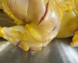 A picture of step 1 of Tandoori chicken.
