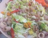 Foto langkah ke 6 dari resep Cumi asin tumis sawi putih - enak.