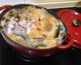 義式海鮮繽紛薑黃燉飯的食譜步驟3照片