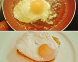 Foto del paso 3 de la receta: Huevo frito con crujiente de alcachofa y bacon