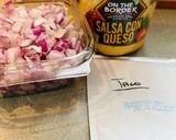 A picture of step 1 of Grilled Chicken Enchiladas.
