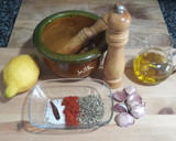 Foto del paso 1 de la receta: Tomates aliñados con chimichurri rojo