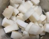 A picture of step 1 of Rava / Semolina Modak.