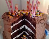 Foto langkah ke 6 dari resep Black forest (kukus).