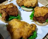 A picture of step 1 of Western Barbeque Burger.