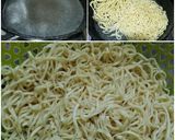 A picture of step 2 of Chinese E-U Noodles with straw mushroom 幹燒伊麵.