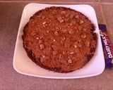 A picture of step 12 of Moist chocolate cake using table top cooker.