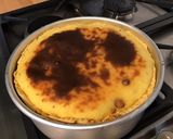 Une image de l'étape 14 de Flan pâtissier aux raisins de corinthe et vanille pâte brisée au rhum.