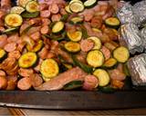 Sheet pan barbecue chicken and sausage recipe step 4 photo