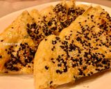 A picture of step 12 of Pan-Fried Rice and Wheat Flatbread.