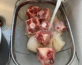 A picture of step 1 of Oxtail & tripe Kare Kare.