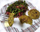 Foto del paso 6 de la receta: Mini burgers veganas de lentejas con ensalada 🥗😋 :)