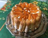 Une image de l'étape 12 de Charlotte aux abricots, orange et manzana.