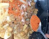 A picture of step 4 of سیو پاپڑی چاٹ.