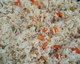 Gambar langkah 3 resipi Nasi Goreng Cina (China).