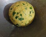 A picture of step 4 of Methi Parathas.